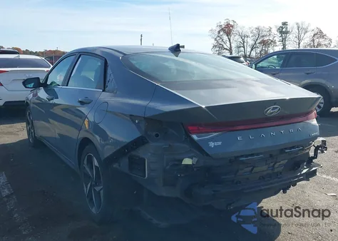 2021 Hyundai Elantra Limited из США, поврежденный, VIN KMHLP4AG9MU071557